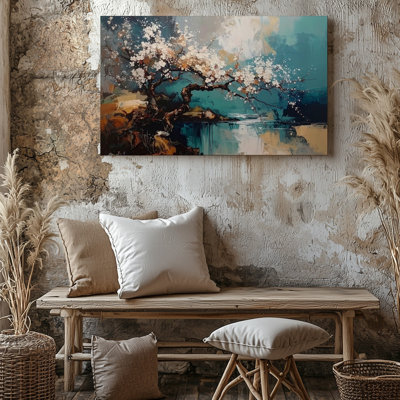 Wall Art Blossoming Renewal Abstract Spring Tree Branch Some Moments Canvas Ready To Hang Gallery Wrapped Home Decor Premium Quality