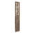 15X73.2" Wooden Decorative Panel, Decorative Wall Sculpture