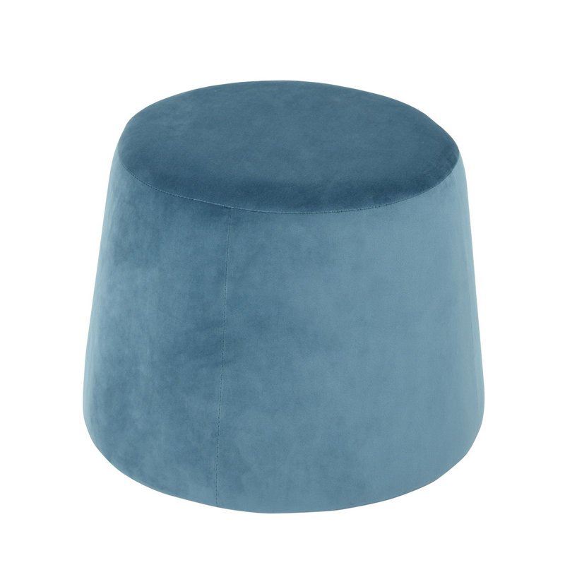 Nico Round Standard Ottoman, Blue
