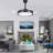 Aadvik 42" BlackModern Ceiling Fan with Lights and Remote, Quiet and Reversible Motor, Retractable Fandelier-5121142-5121129