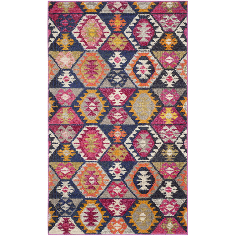 Walbridge Geometric Hand Woven Area Rug