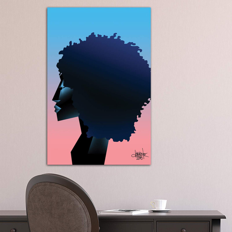 «Space Is the Place V» par VCalvento, impression, Toile tendue, Pas de tapis, H 40 po x l 26 po x P 1,5 po