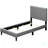 Upholstered Slat Bed