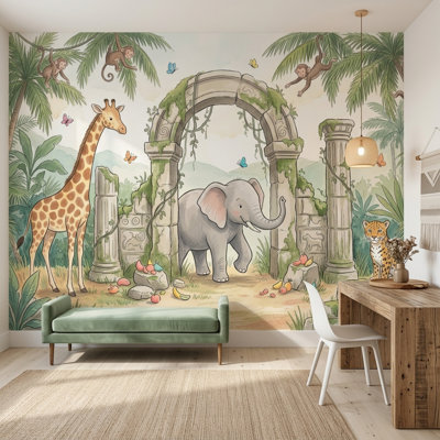 Papier peint jungle tropicale