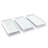 Ebern Designs 3 Tier Rectangular Plate Porcelain Serveware Set