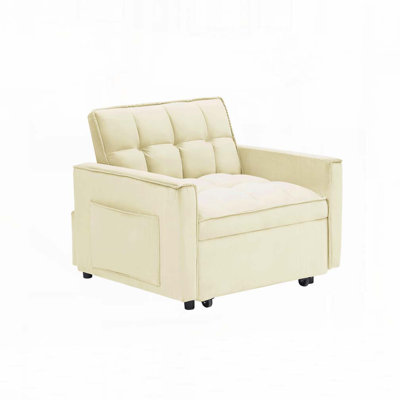 Convertible Sleeper Chair Sofa Bed Adjustable Pull Out Sleeper Chair