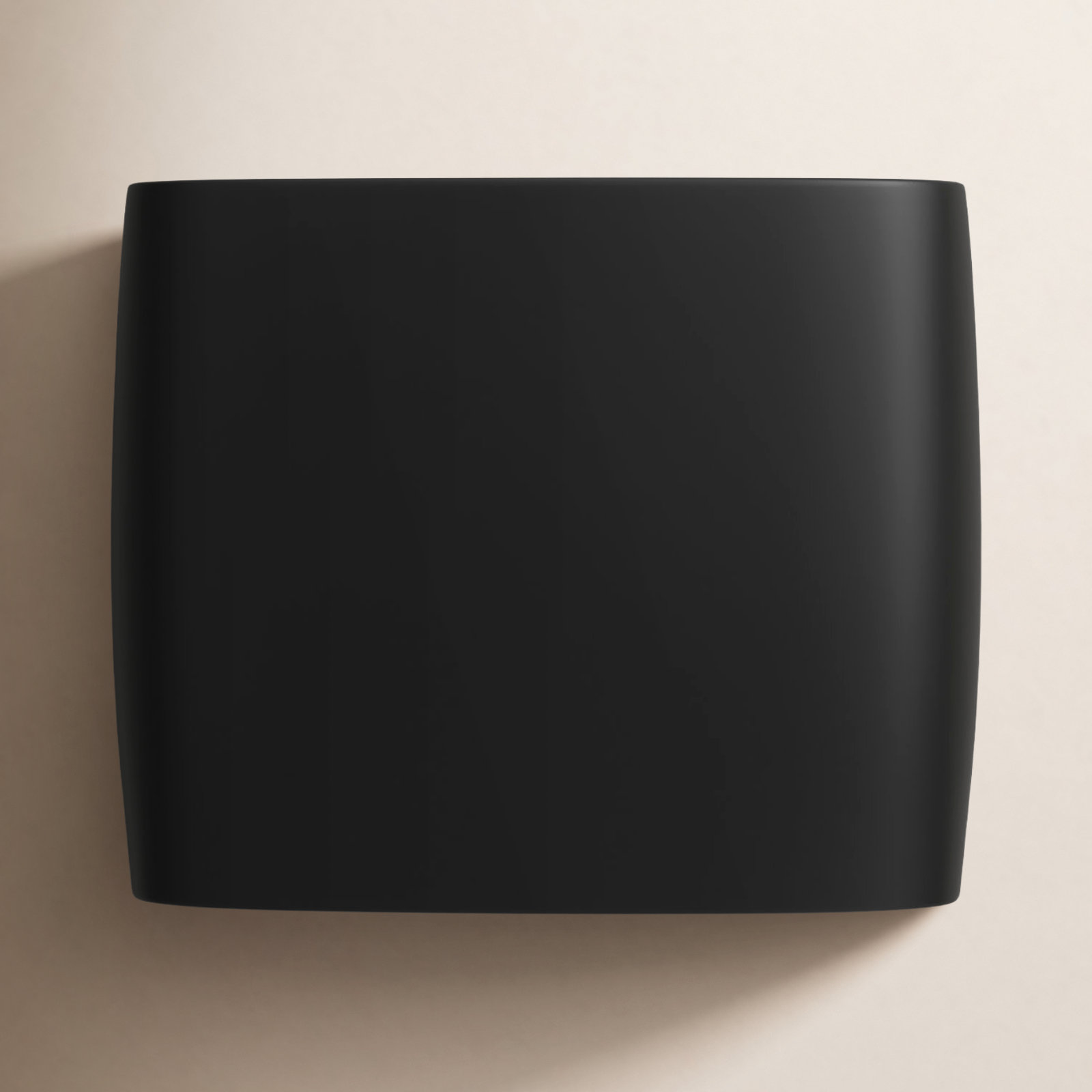 Logan Ceramic Outdoor Light, Carbon Matte Black, 9.75" H x 12" W x 4" D, LED