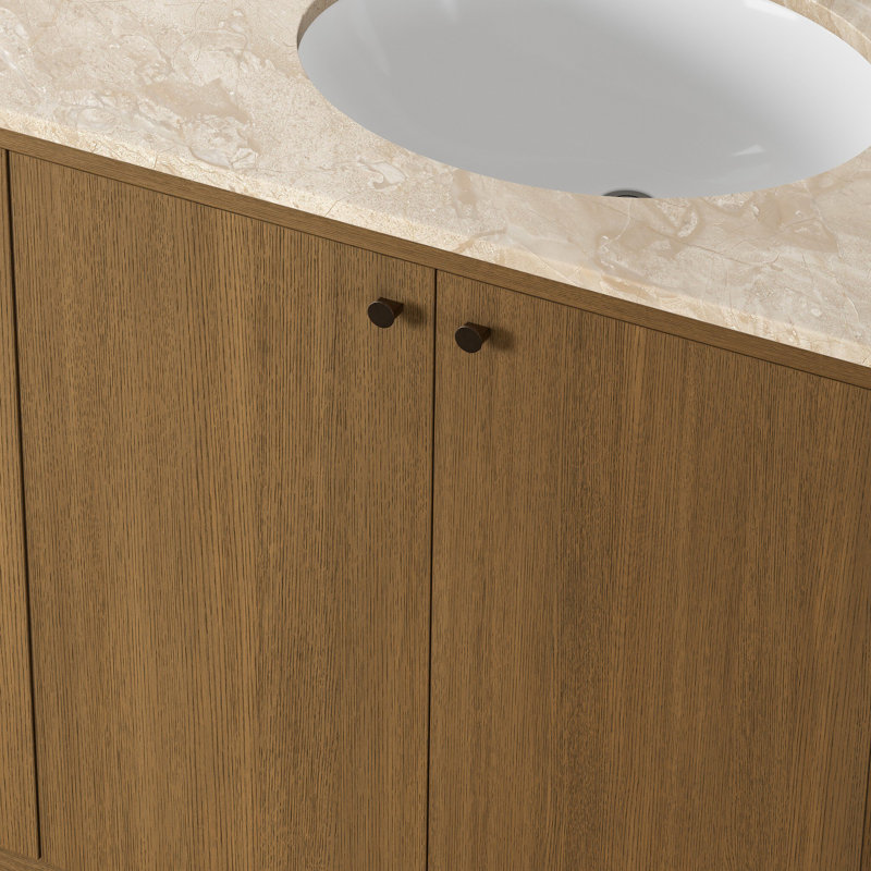 Dean Single Vanity-Washed Natural, 72"