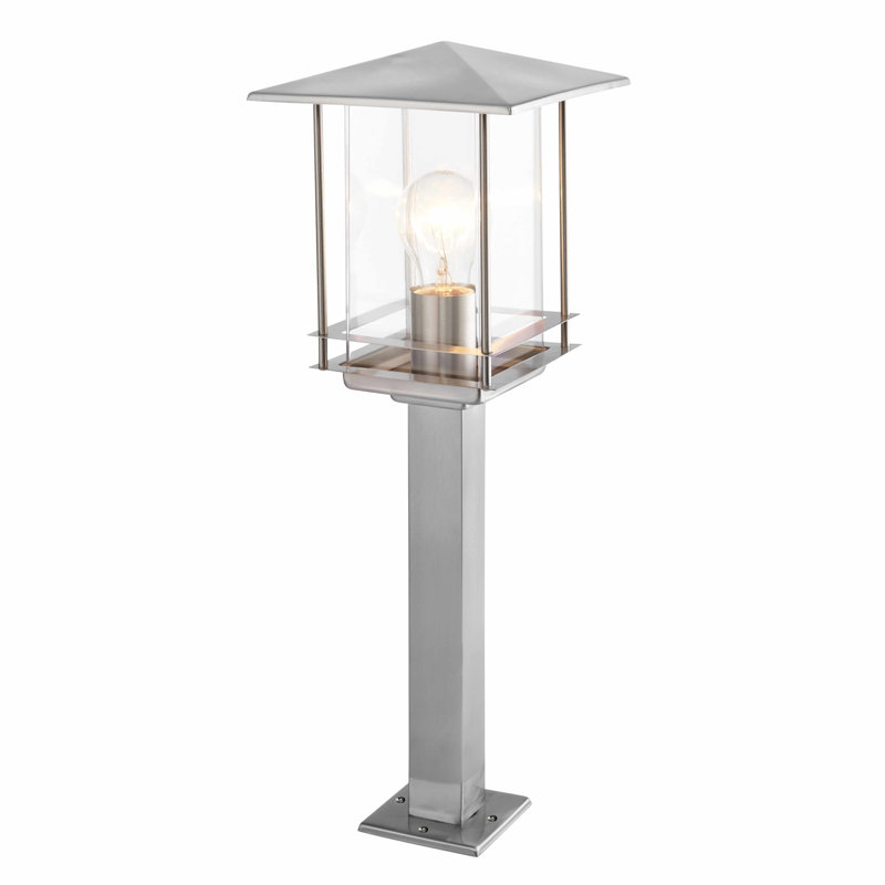 Deller Brushed Stainless Steel Bollard Light