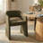 4 - Person Dining Table Sets With Round Table & 4 Upholstered Fabric Chairs-849746794