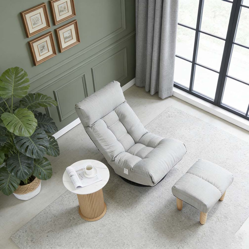 Fauteuil inclinable simple, Gris