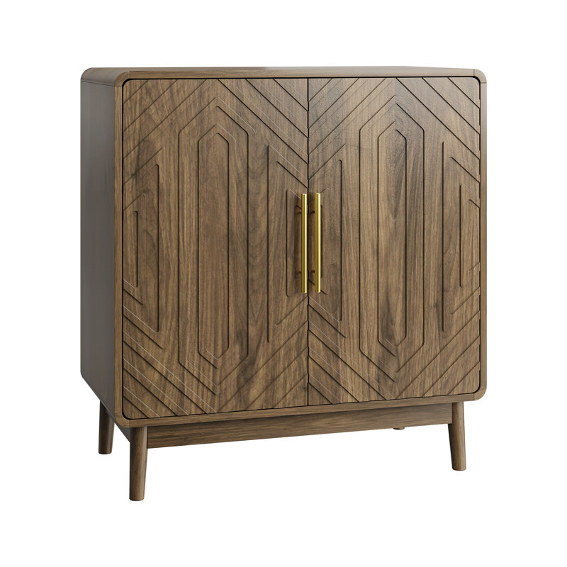 Findley Carved 2-Door Sideboard with Adjustable Shelves