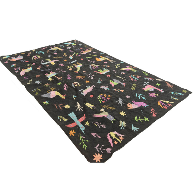 Tapis brun foncé 6x9 Perry