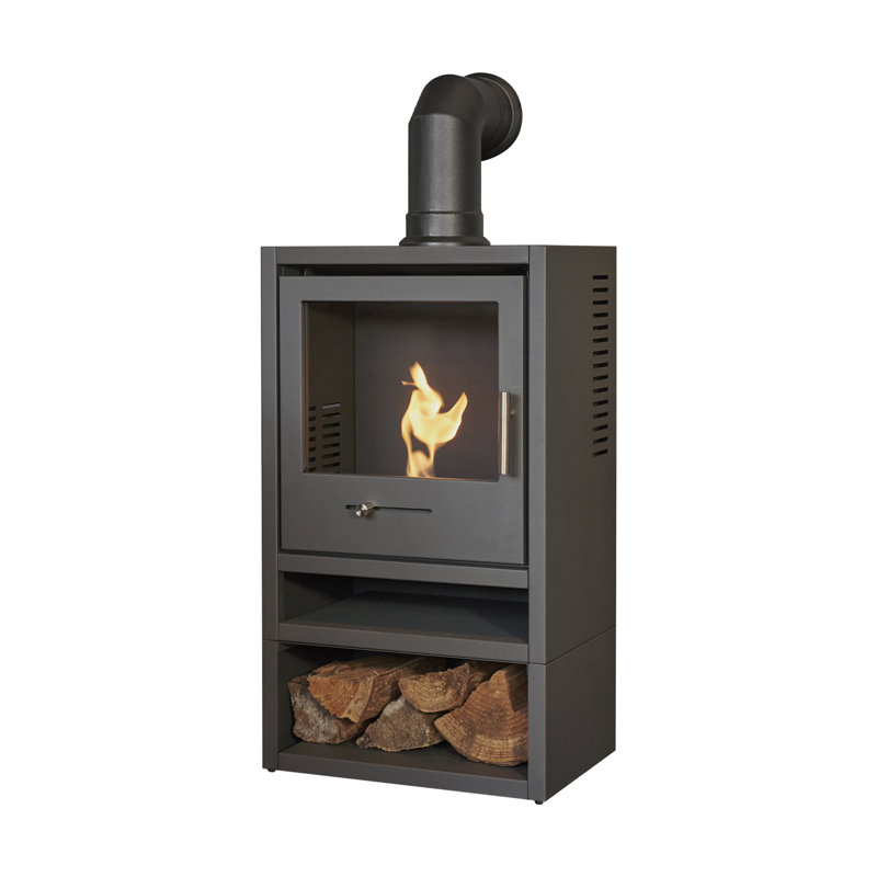 Lakeeva Ebern Designs 43cm W Grey Stove, 102 H x 43 W x 30 D cm