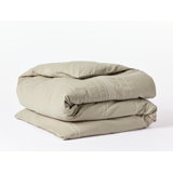 Farmhouse / Country Organic Cotton Striped Duvet Cover