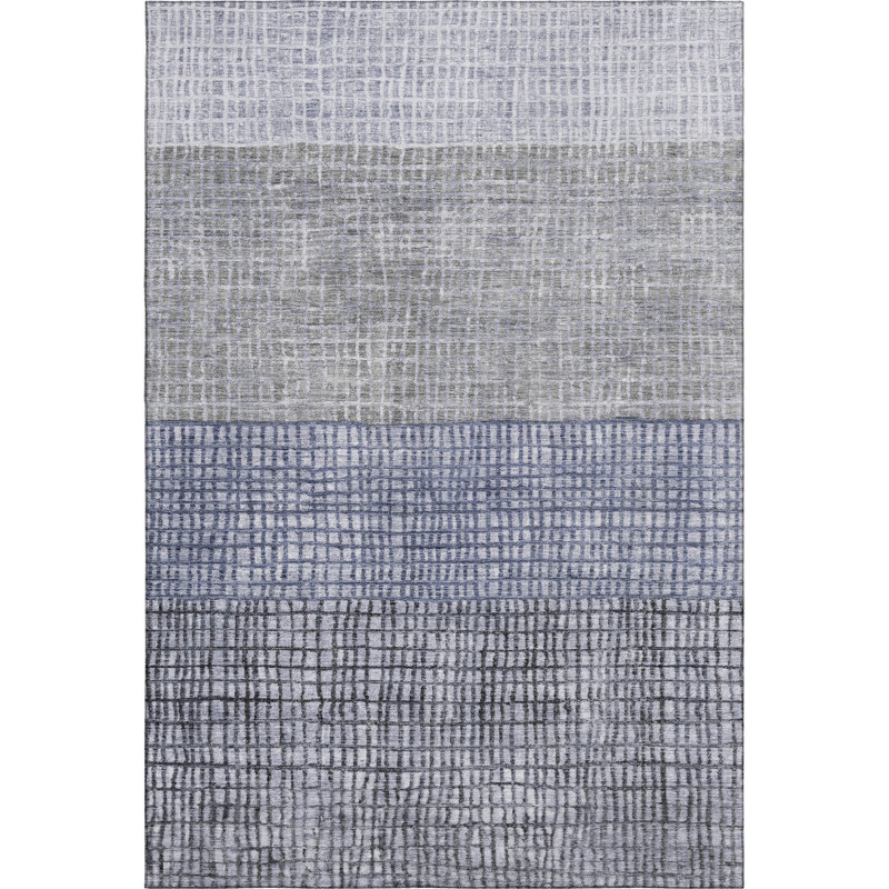 Premium Machine Washable Monnier AMF1831 Geometric Rug, Rectangle 8' x 10'