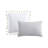 Swift Home Marilla 100% Cotton 5-Piece Clip Jacquard Pom Pom Texture Comforter Set - 2 Decorative Pillows Included - All-Seasonal Warmth, Durable, Easy Care-966381-966380