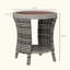 Table d'appoint, table basse d'extérieur en osier-262594238