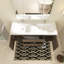 60 po X P 20 po P x 22 po Meuble-lavabo flottant double H avec plateau en résine blanc brillant-821616701