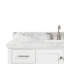 Cambridge Single Bathroom Vanity with Carrara Marble Top-88398693