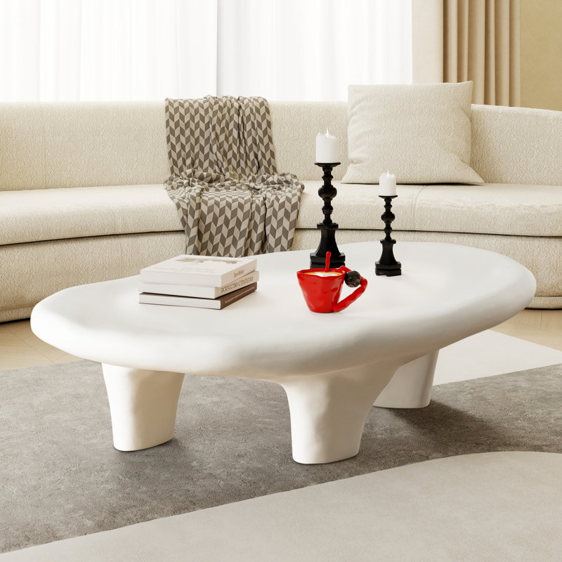 Table basse 47 "Cloud, Crème