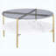 Ensemble de table basse et de table ronde moderne 2 pièces, ensemble de salon polyvalent assorti-129866789-129866788