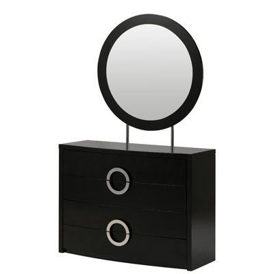 Belva Engineered Wood Wall Mirror