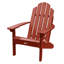Chaise Adirondack en plastique avec table Anette-27118133
