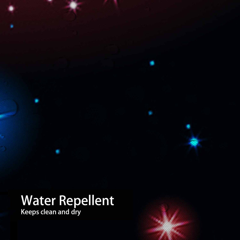 Rideau de douche Shiny Firework, 72" L x 84" W