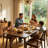 Solid Wood Dining Table, Rectangular Dining Table, Mid Century Modern Kitchen Table With Rounded Corners, Easy To Assemble, Small Dining Table