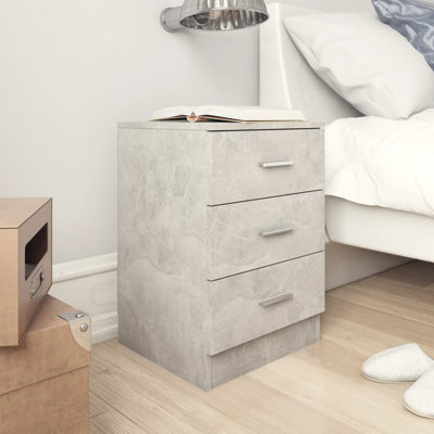 Julieanna Bedside Cabinet 38x35x56 cm Engineered Wood