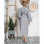LOTUS LINEN - Peignoir léger en kimono gaufré-60579767-60579768