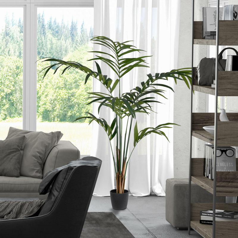 Palmier de Kentia artificiel en pot, H 72 po x l 32 po x P 32 po
