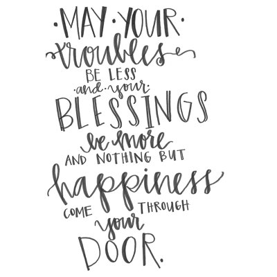 " Blessings Come Through Your Door 2 "