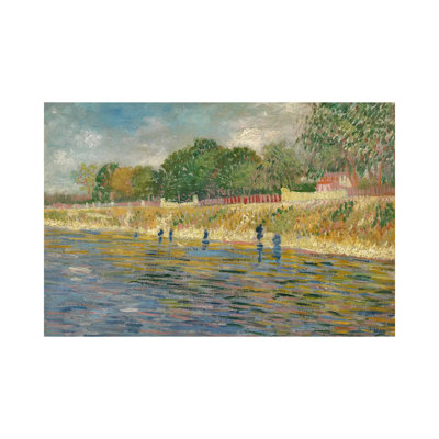 Bank Of The Seine, 1887 by Vincent Van Gogh - Wrapped Canvas Gallery-Wrapped Canvas Giclée