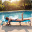 Chaise longue simple inclinable 76 po Blakehurst-780444458
