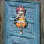 Cintre pour porte en bois d’halloween