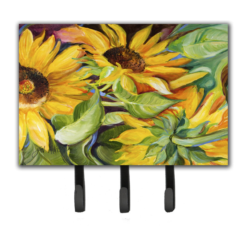Porte-clés à fleurs