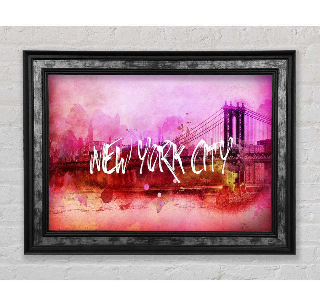 Pink Nyc - Drucken