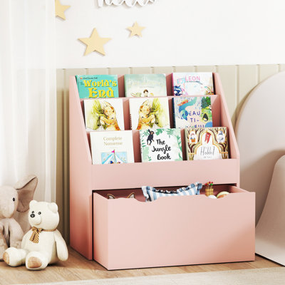 70cm H X 62.5cm W Kids Bookcase