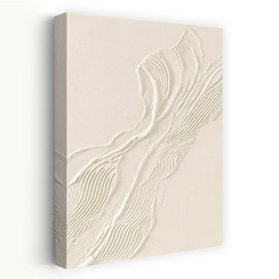 Beige Heritage Minimalist Abstract Art