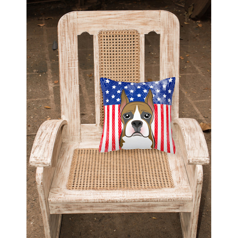  Coussin 14 "American Flag, 18 po x 18 po, Boxer