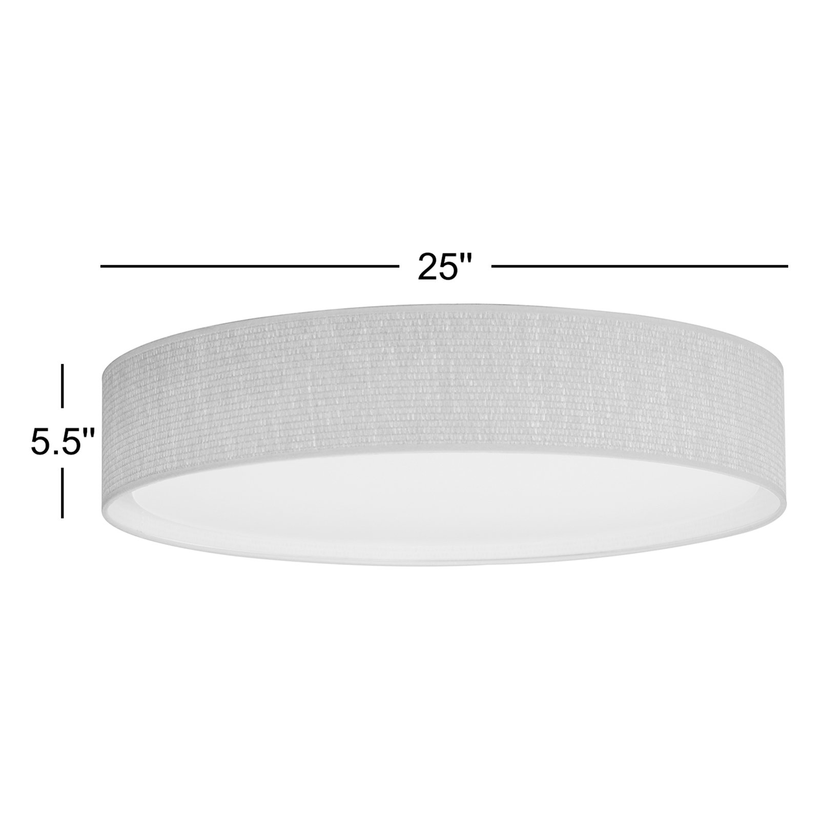 Poppy Single Light Flush Mount, 45 W