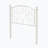 38.64'' Steel Bed Frame with Open Headboard-89150988