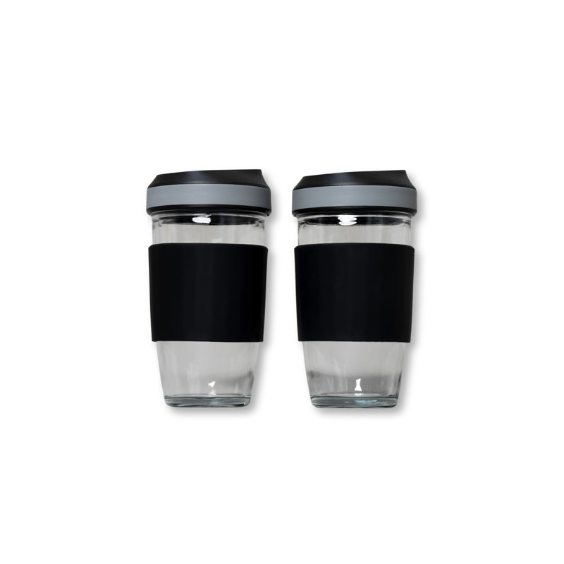 16,2 oz. Tasse de voyage en verre