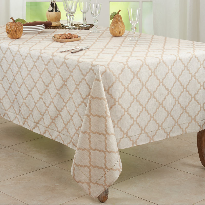 Tablecloth, 90" x 65", Taupe