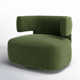 Bascom Upholstered Swivel Barrel Chair