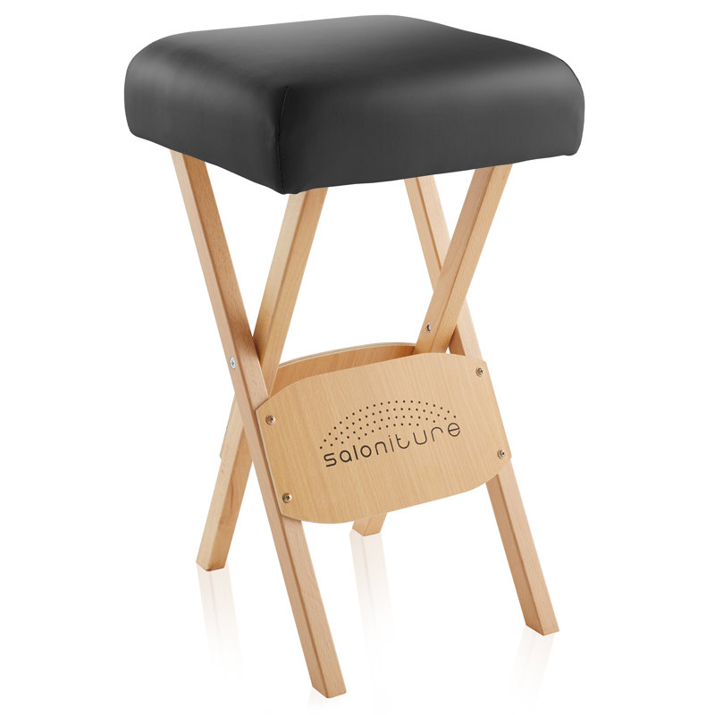 Tabouret d'appoint 22,5 po, Noir