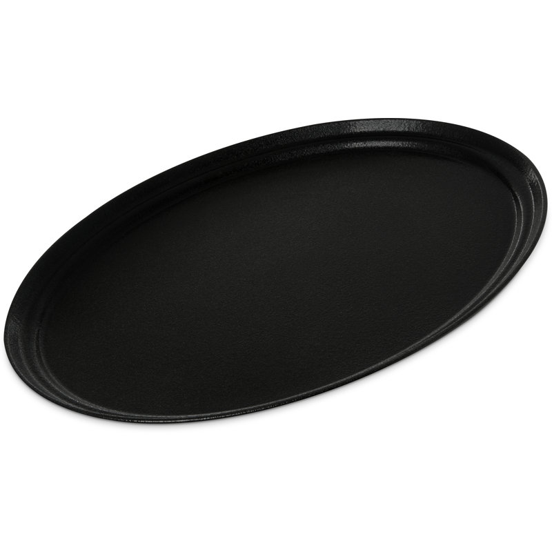 Carlisle Food Service Products Griptite Plastic Tray, 1"H x 19"W x 24"L, Black