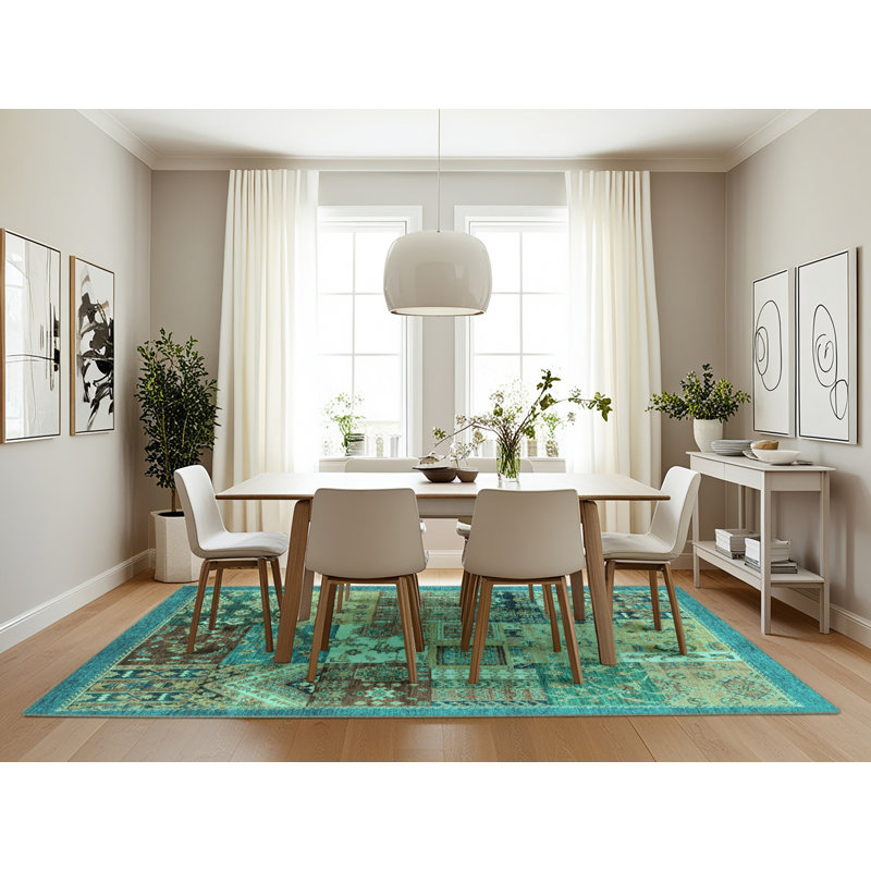 Patchwork Indoor Rug, Rectangle 7' x 10'